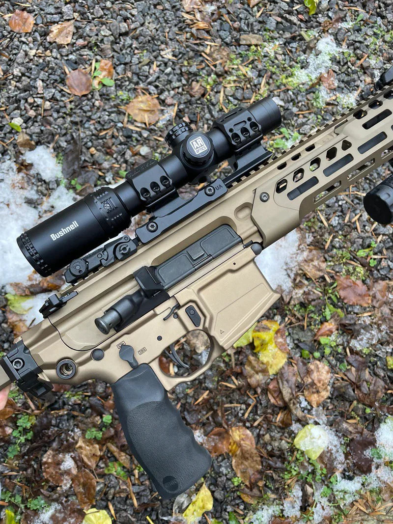 Montage de lunette 30 mm déporté | Base QD Ergo rail Picatinny