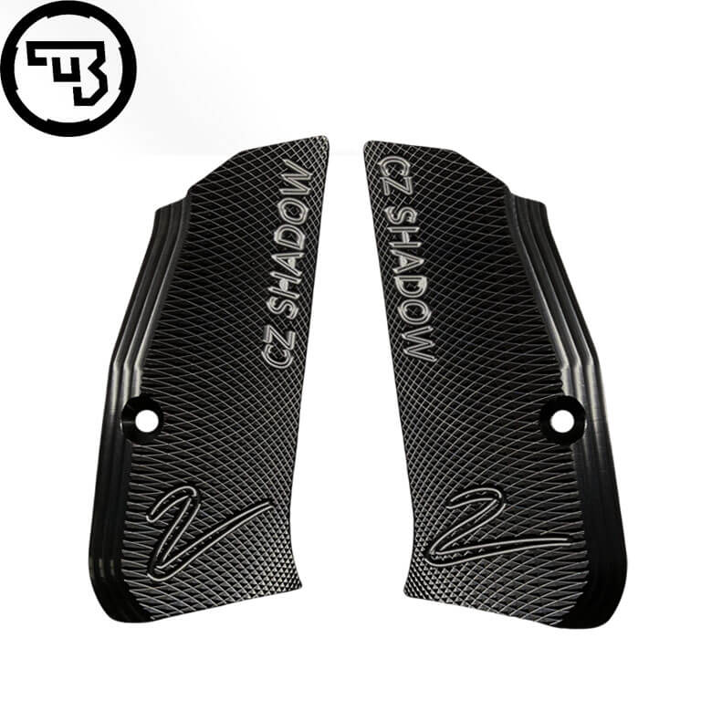 CZ Shadow 2 Compact alu plaquettes de poignée CZ