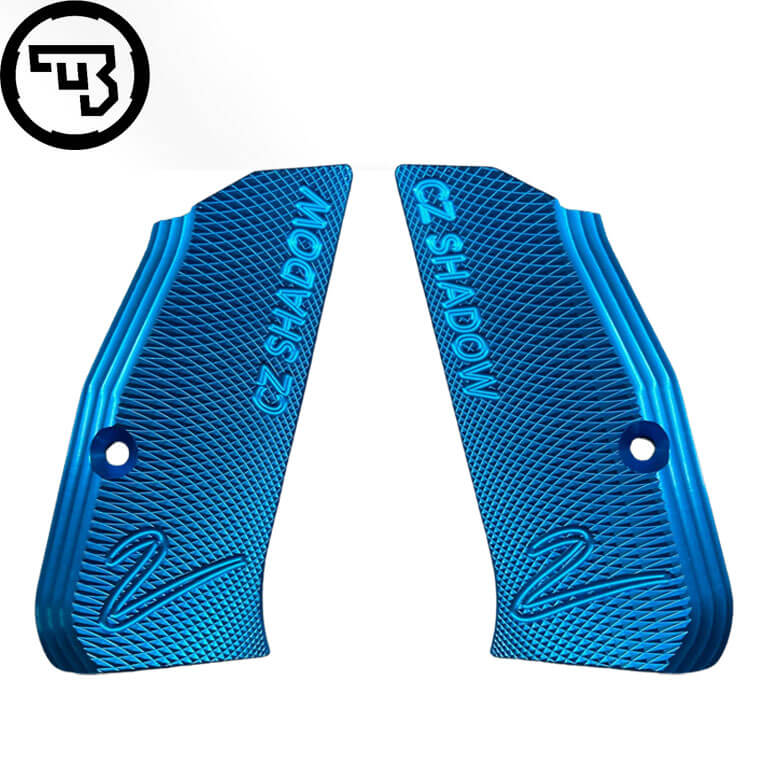 CZ Shadow 2 Compact alu plaquettes de poignée CZ