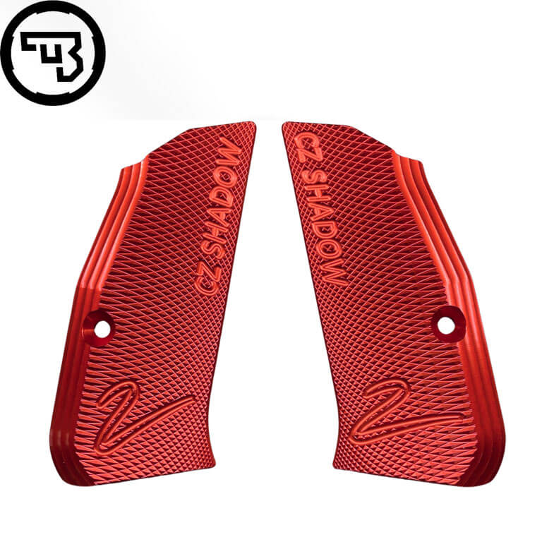 CZ Shadow 2 Compact alu plaquettes de poignée CZ