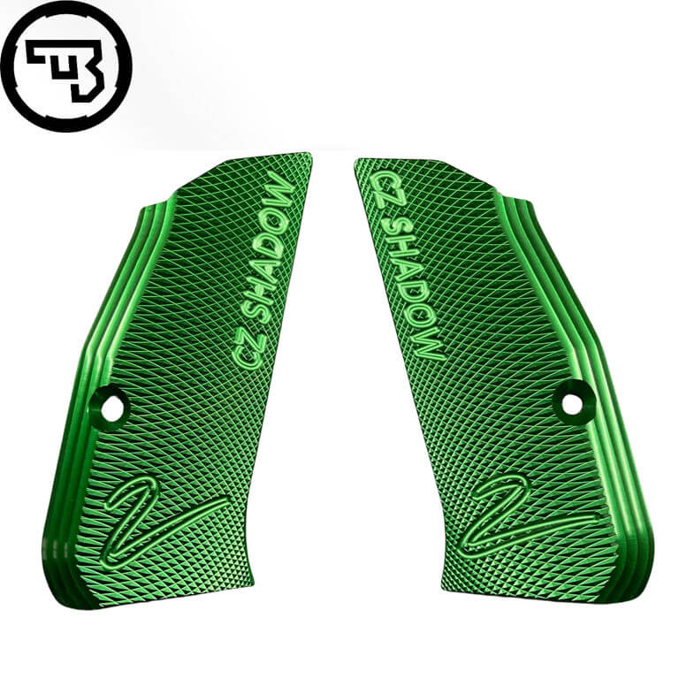 CZ Shadow 2 Compact alu plaquettes de poignée CZ