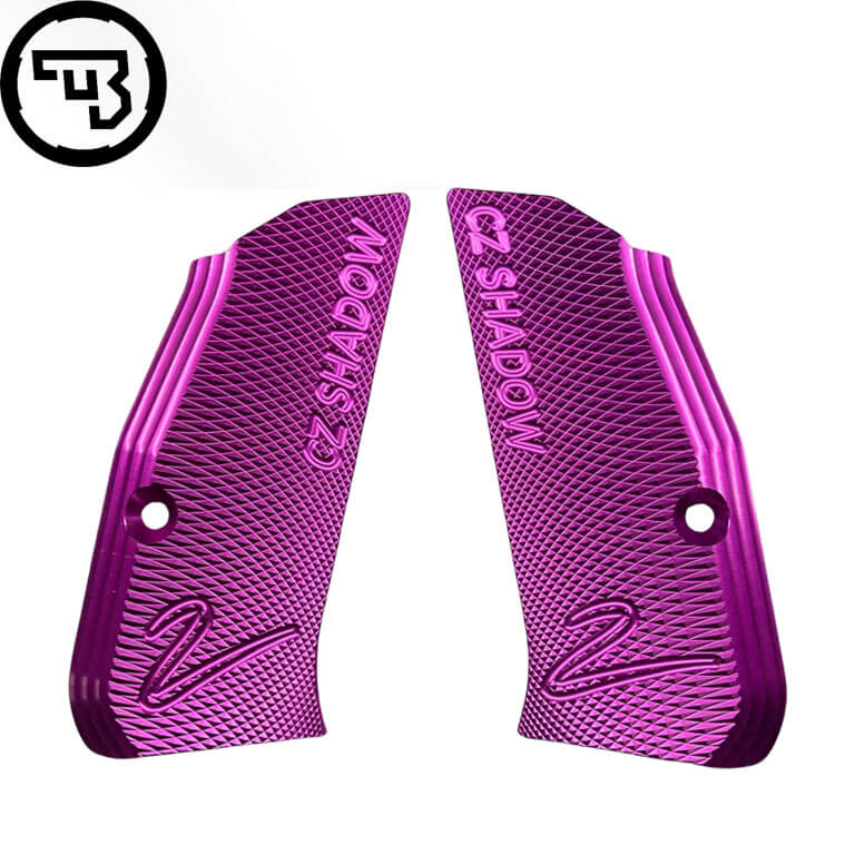 CZ Shadow 2 Compact alu plaquettes de poignée CZ