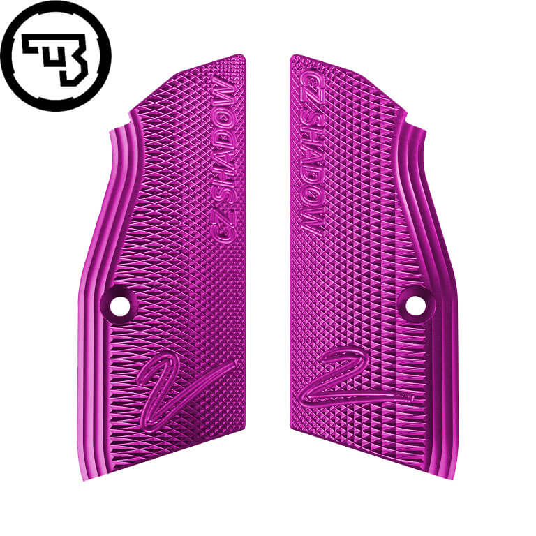 CZ Shadow 2, CZ TS 2, CZ 75B & SP-01 plaquettes de poignée CZ alu courtes