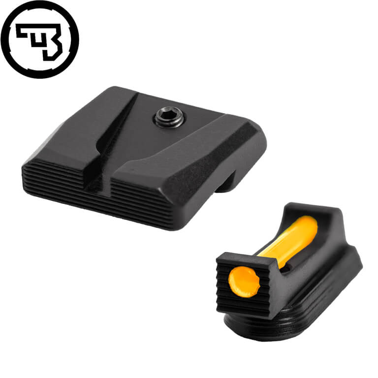 CZ P-07, CZ P-09 ensemble d'organes de visée fixes avec fibres optiques | type A