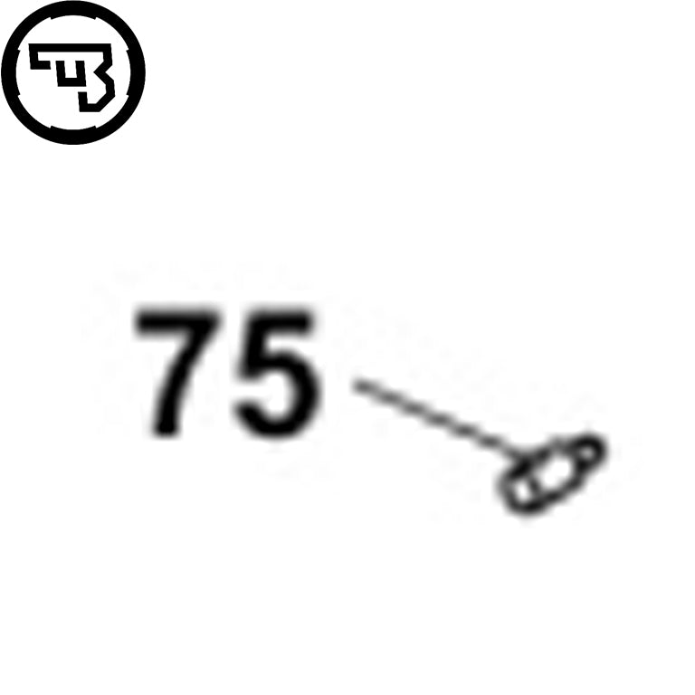 CZ Bren 2 axe de ressort d'arrêtoir de culasse | pièce n°75
