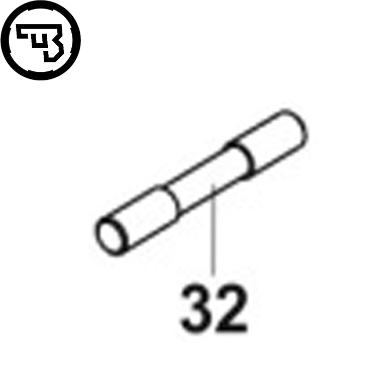 CZ P-07, CZ P-09 main spring plug pin | part #32