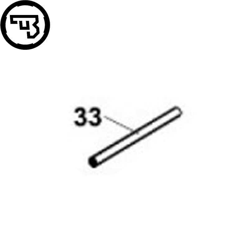 CZ P-10 axe de dos de crosse | pièce n°33