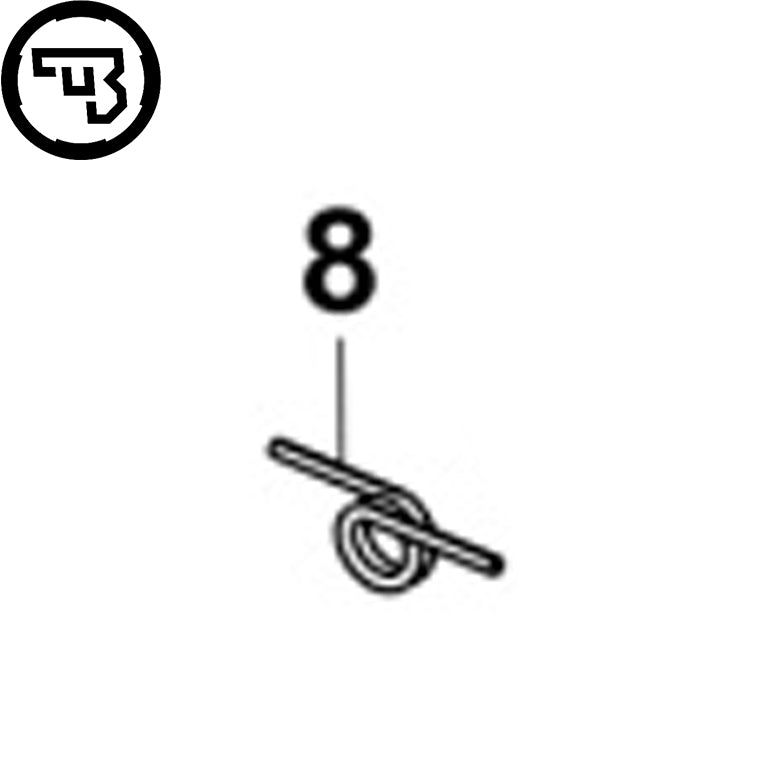 CZ TS 2 ressort de détente | pièce n°8