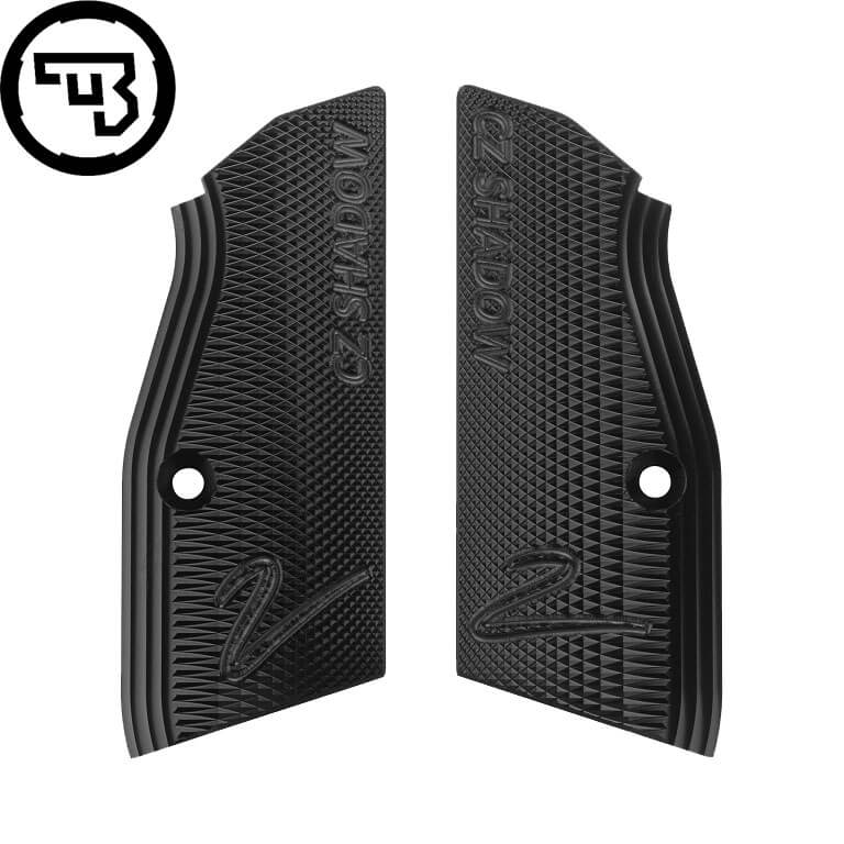CZ Shadow 2, CZ TS 2, CZ 75B & SP-01 plaquettes de poignée CZ alu courtes
