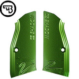 CZ Shadow 2, CZ TS 2, CZ 75B & SP-01 plaquettes de poignée CZ alu courtes