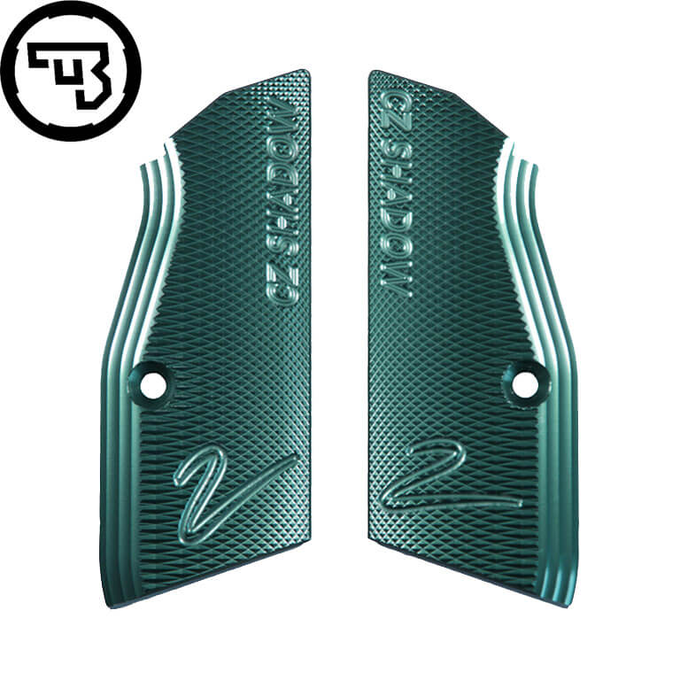 CZ Shadow 2, CZ TS 2, CZ 75B & SP-01 plaquettes de poignée CZ alu courtes