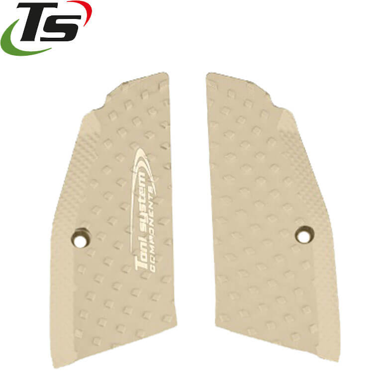 CZ 75B & SP-01, CZ TS 2, CZ Shadow 2 grips courts alu Vibram