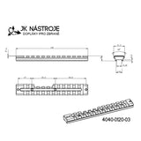CZ 457 picatinny rail | 15 MOA JK-N