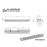 CZ 457 rail Picatinny | 20 MOA JK-N