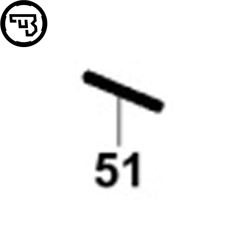 CZ Bren 2 ressort d'éjecteur | pièce n°51