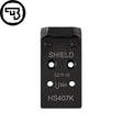 CZ P-10 plaque adaptatrice Optics Ready | Shield RMSc & Holosun K-series empreinte