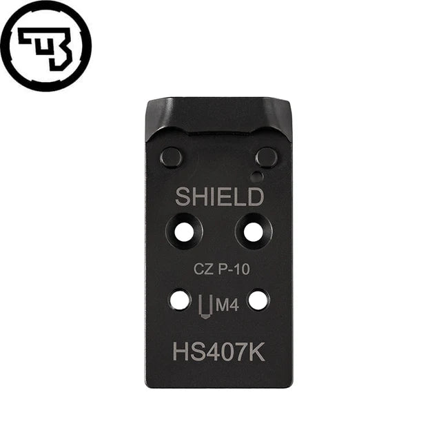 CZ P-10 plaque adaptatrice Optics Ready | Shield RMSc & Holosun K-series empreinte