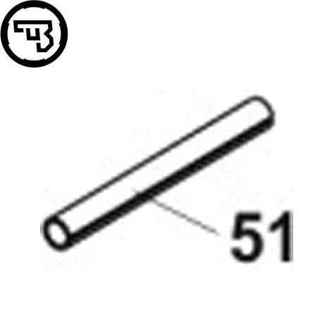 CZ P-07, CZ P-09 insert rear pin | part #51