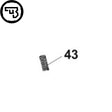 CZ P-07, CZ P-09 safety latch spring | part #43