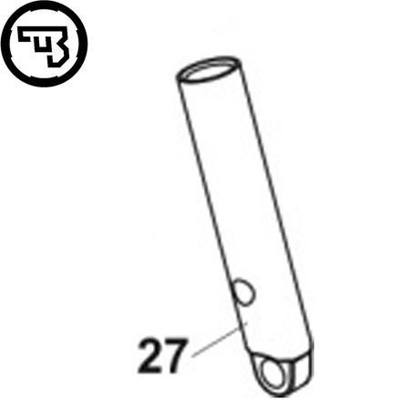 CZ P-09 main spring plug | part #27