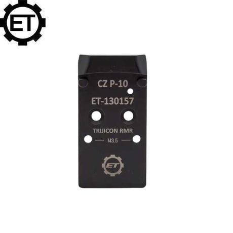 CZ P-10 OR plaque adaptatrice optique | Trijicon RMR, Holosun 507C