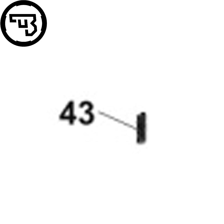 CZ Scorpion Evo pistol slide stop spring | part #43