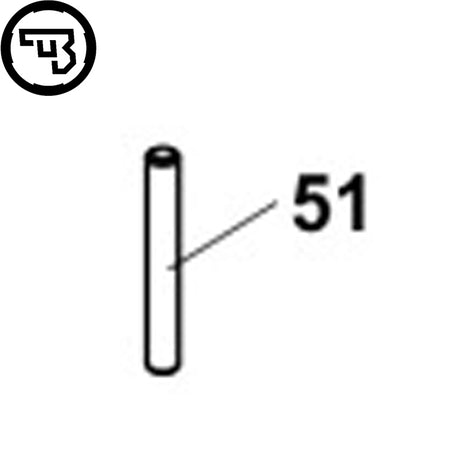 CZ Shadow 2, CZ 75B, CZ 75 SP-01 Shadow, CZ P-07 & P-09 axe d’extracteur | pièce n°51