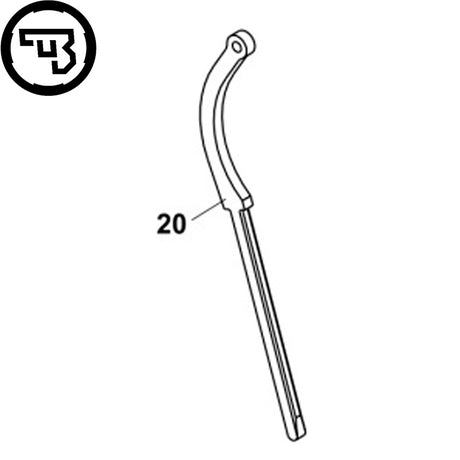 CZ Shadow 2, CZ 75B, CZ 75 SP-01 Shadow tige de ressort principal | pièce n°20