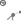 CZ Shadow 2, CZ 75B, CZ 75 SP-01 Shadow, CZ P-07 & P-09 trigger spring | part #8