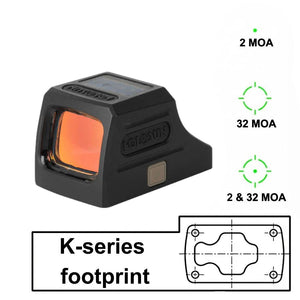 Red dots with Holosun K-Series footprint