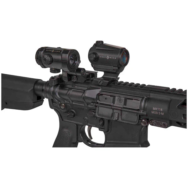 Sightmark XTM-3 3xMagnifier with LQD flip to side mount