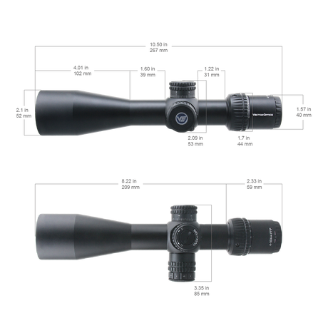 Vector Optics Veyron 4-16x44 IR premier plan focal éclairé lunette de tir Vector Optics