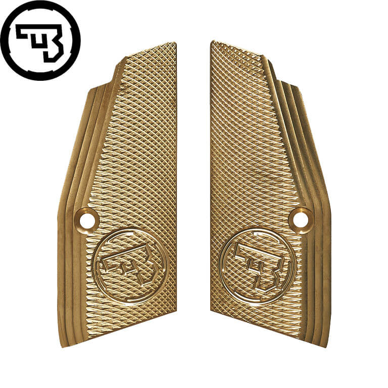 CZ 75B & SP-01, CZ TS 2, CZ Shadow 2 plaquettes de poignée courtes en laiton CZ