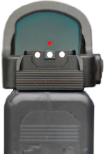 CZ P-10 Optics Ready semi-adjustable sight set | with fiber optics type B